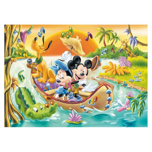 Puzzle, Lisciani, Mickey Mouse, Double-sided puzzle 60 pieces
