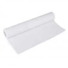 A roll of white drawing paper