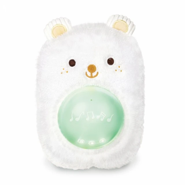 Интерактивна играчка, Hape, Музикална плюшена лампа за сън, Мече, 23 x 15.5 x 9 см