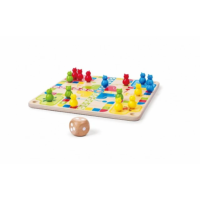 Настолна игра, Hape, Котешки остров, 3 в 1