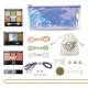 Creative kit DIY jewelry and makeup with shadows, 27 pieces