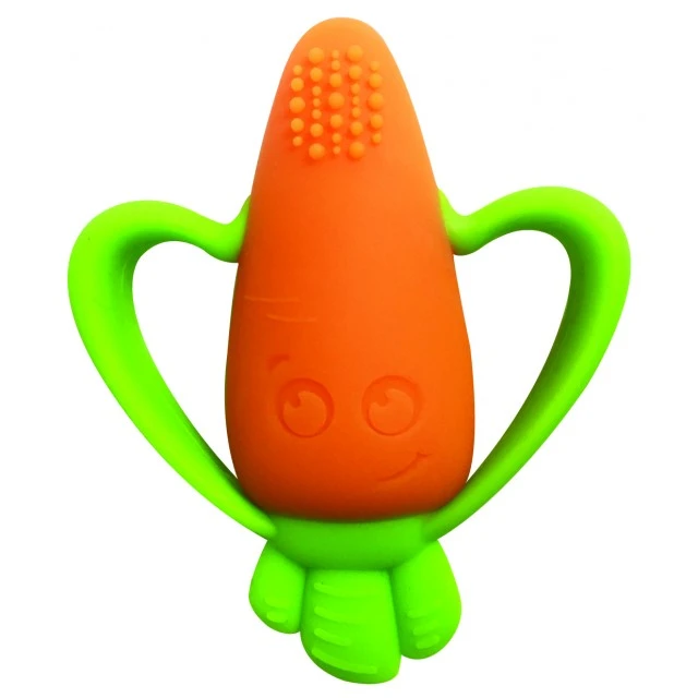 Силиконова бебешка гризалка, Infantino, Морков