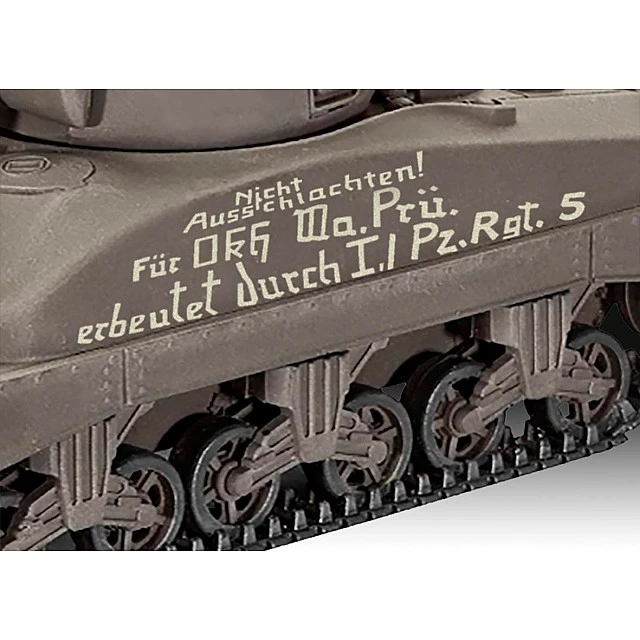 Assembly model Sherman M4A1 tank, 86 parts