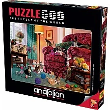 Пъзел, Anatolian, Палави котенца, 500 части