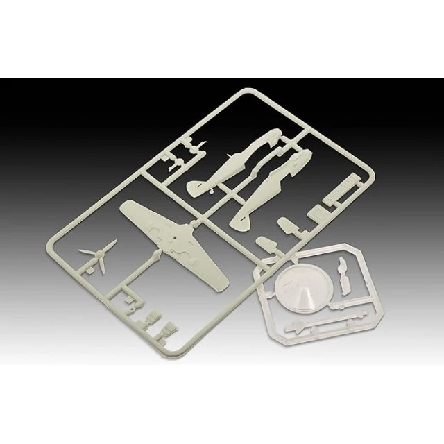 Assembly model, Revell, Messerschmitt (Bf109E) and Junkers (Ju87B) Stuka aircraft