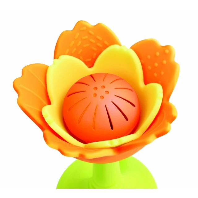 Rattle and teether, Hape, Orange flower