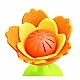 Rattle and teether, Hape, Orange flower