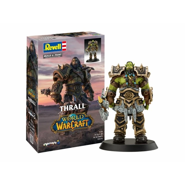 Assembly model, Revell, World of Warcraft, The Orc Thrall Gift Set, 60 pieces