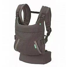 Ergonomic baby carrier with hood, Infantino, 2 in 1, Gray, from 5.4 to 18 kg.