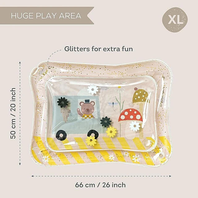 Water mat for babies, Taf Toys, Teddy bear, 66 x 50 cm