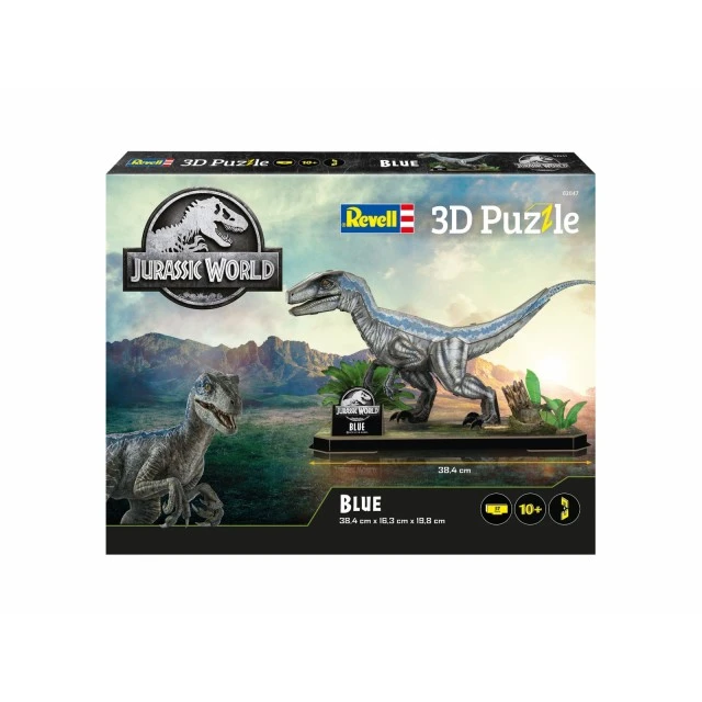 Puzzle, Revell, Jurassic World Blue 3D, 57 pieces