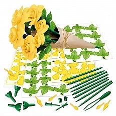3D Puzzle, Educa, Floral Art, Yellow Roses