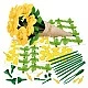 3D Puzzle, Educa, Floral Art, Yellow Roses