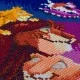 Арт комплект за диамантено изкуство Цар Лъв, 30 х 30 см, 6 части