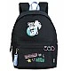 Record Your Life School Backpack, 44 x 32 x 14 cm, Black