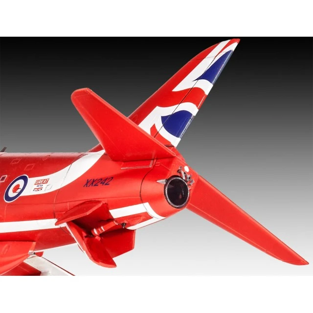 Сглобяем модел Британски учебно-тренировъчен лек изтребител, BAe Hawk T.1 Red Arrows, 70 части