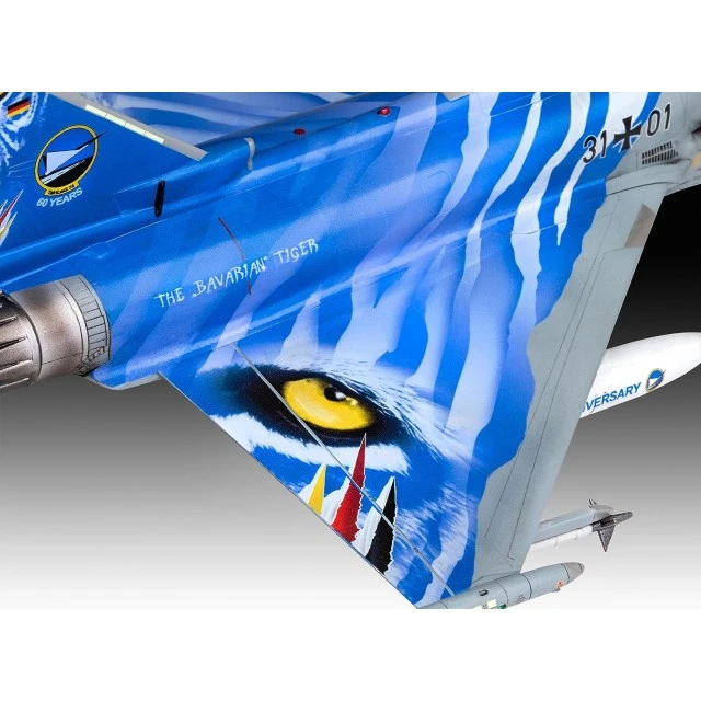 Eurofighter Typhoon The Bavarian Tiger 2021 buildable model, 85 parts