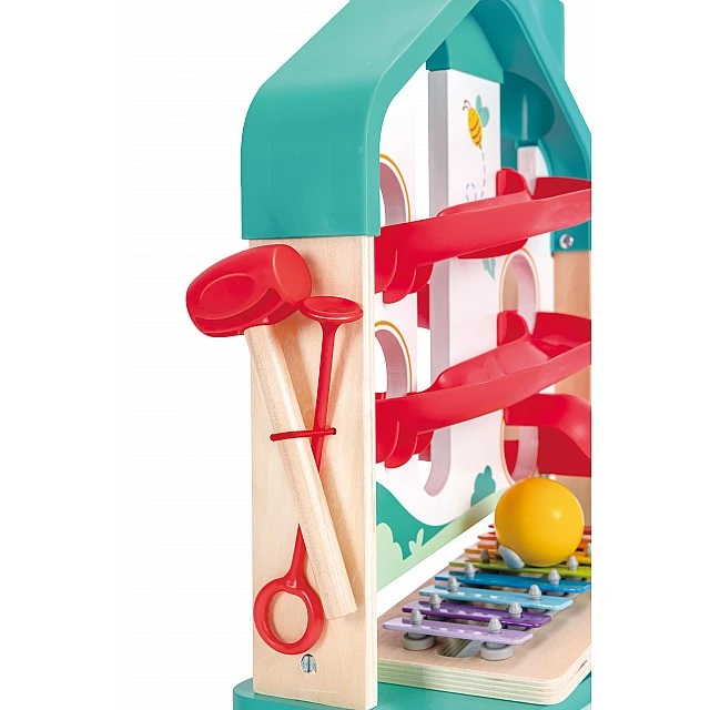 Children’s music track with balls and xylophone, Hape, 6 parts