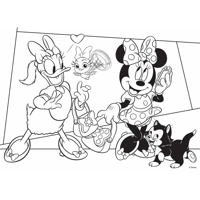 Puzzle, Lisciani, Minnie Mouse, Double-sided puzzle 35 pieces