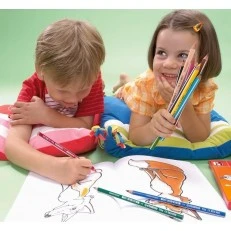 Set of colored pencils, Stabilo, TRIO thick ergonomic, ST203/24-01, 24 colors