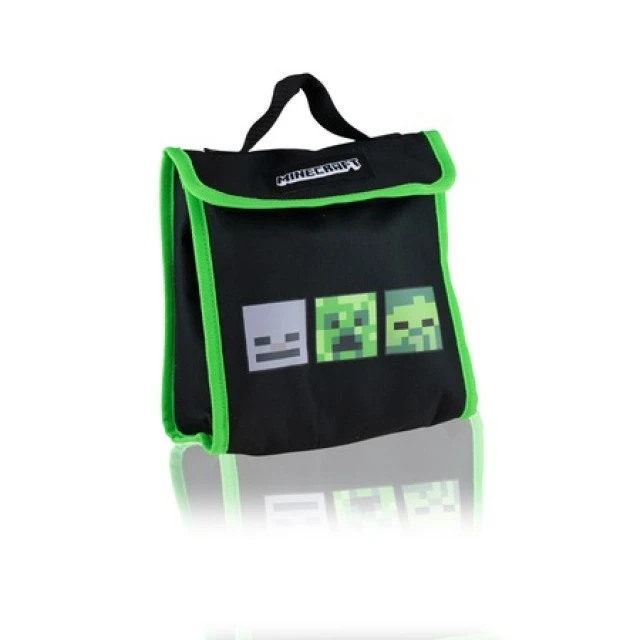 MINECRAFT Creeper 4 Piece Student Set Backpack and Accessories