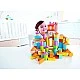 Wooden multicolored cubes, Hape, 101 pieces