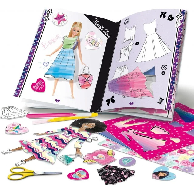Креативен комплект, Lisciani, Barbie, Модно училище