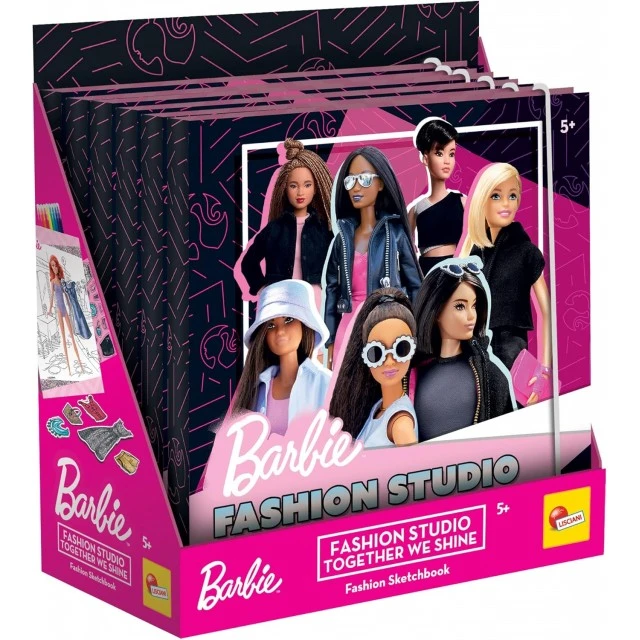 Creative set, Lisciani, Barbie, Fashion studio folder, Together we shine
