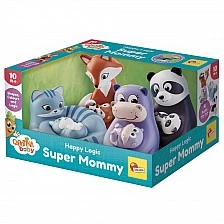 Educational game with shapes, Lisciani, Carotina, Super Mom