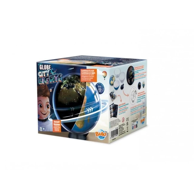 Educational toy Luminous rotating globe 2 in 1, 20 cm