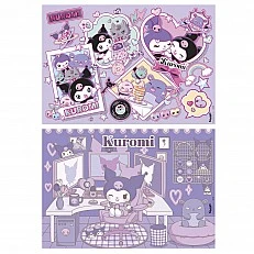 Дървен пъзел, Educa, Kuromi 2 в 1, 2х25 части