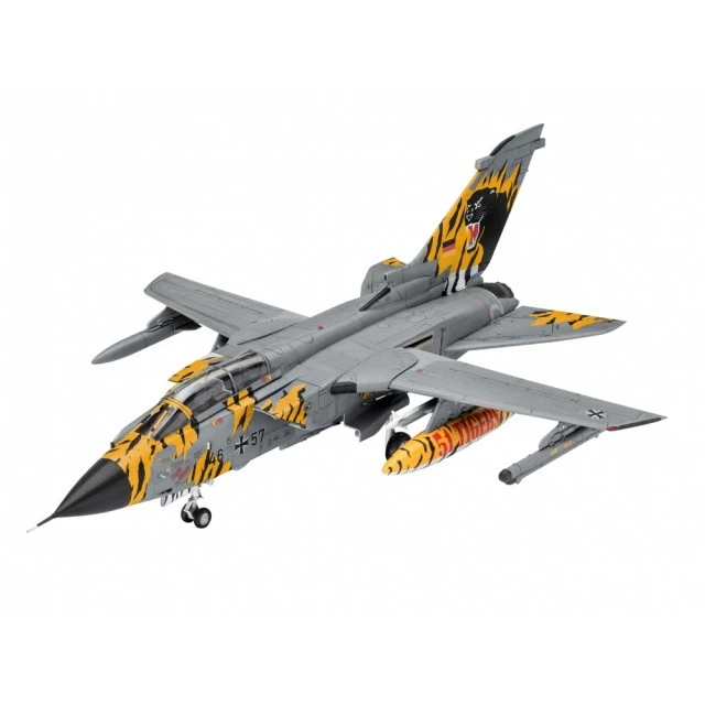 Assembled model German Tornado ECR fighter, Tigermeet 2018, 155 parts