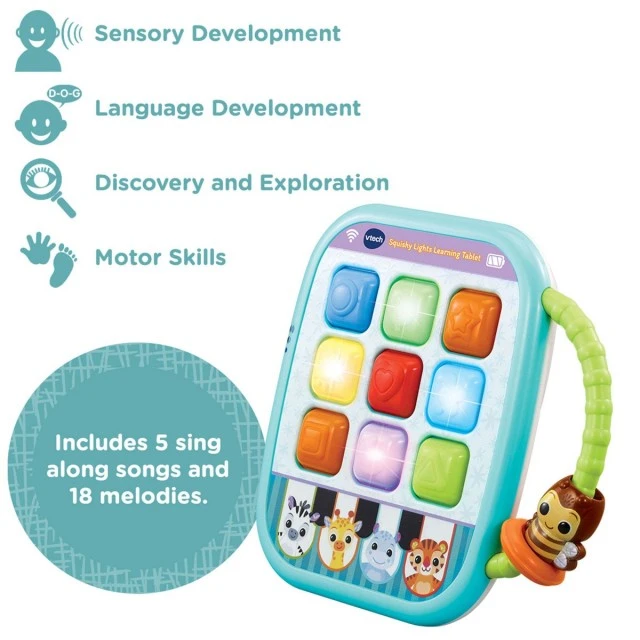 Interactive toy Musical tablet, 18.59 x 16.59 x 3.3 cm