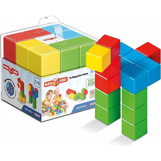 Magnetic constructor Magicube, Full Color, 24 parts