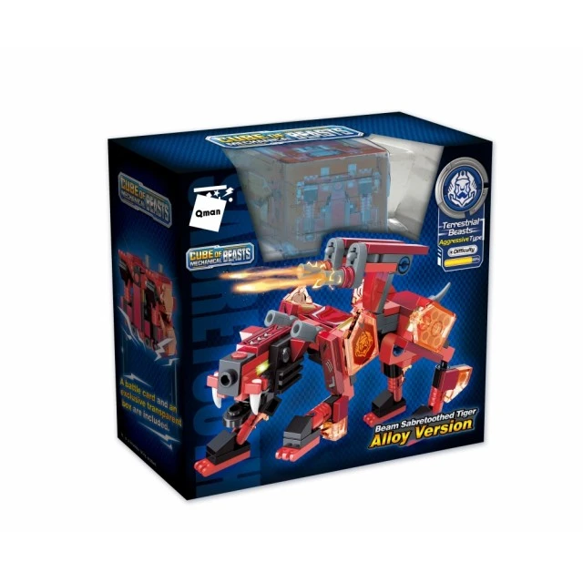 Constructor Mechanical Beasts, Saber Tooth Tiger, 145 pieces