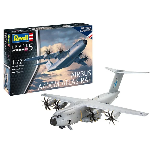 Сглобяем модел Британски легенди, Airbus A400M Atlas RAF, 212 части