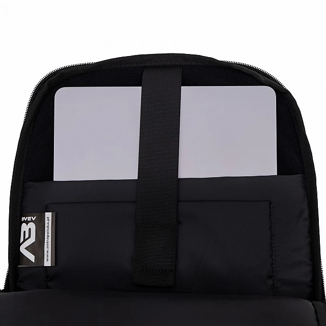 Business backpack, Astra, ABAG, Black, 43 x 30 x 15 cm