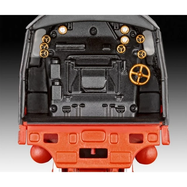 Assembled model BR 02 express train locomotive, 159 parts