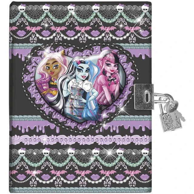 Творчески комплект, Totum, Monster High, Декорирай сам таен дневник с диаманти