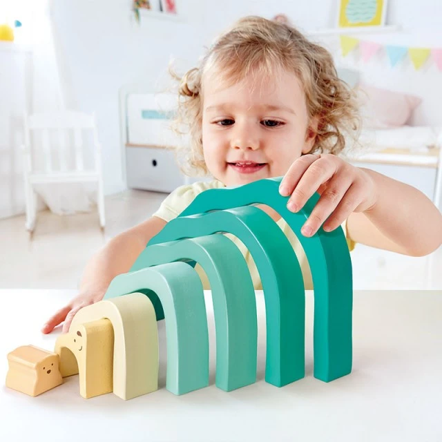 Sorting forms, Hape, Polar Bear, 7 pieces