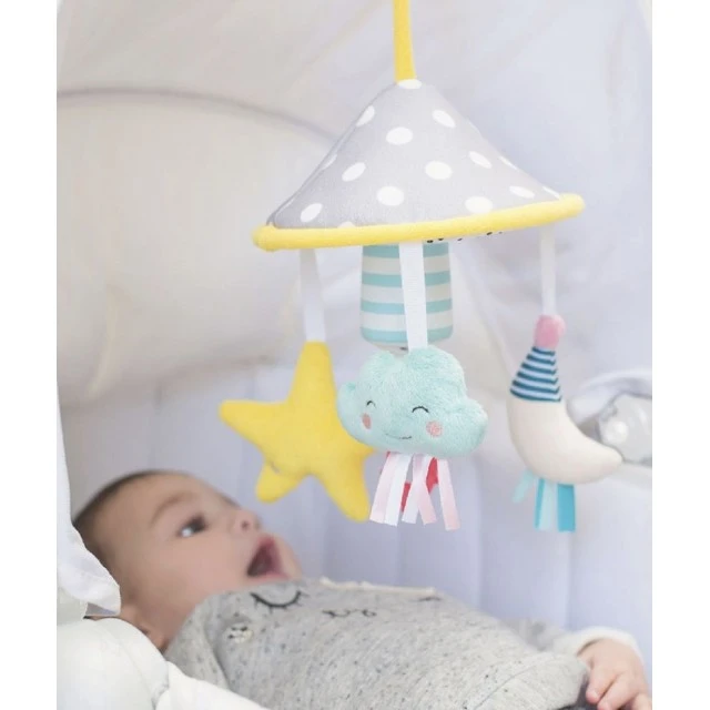 Clip-on toy Little Moon, 17.5 x 35 x 17.5 cm