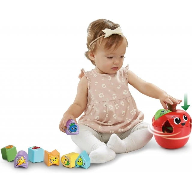 Interactive toy Sorter Apple, 13.3 x 11.9 x 17.8 cm