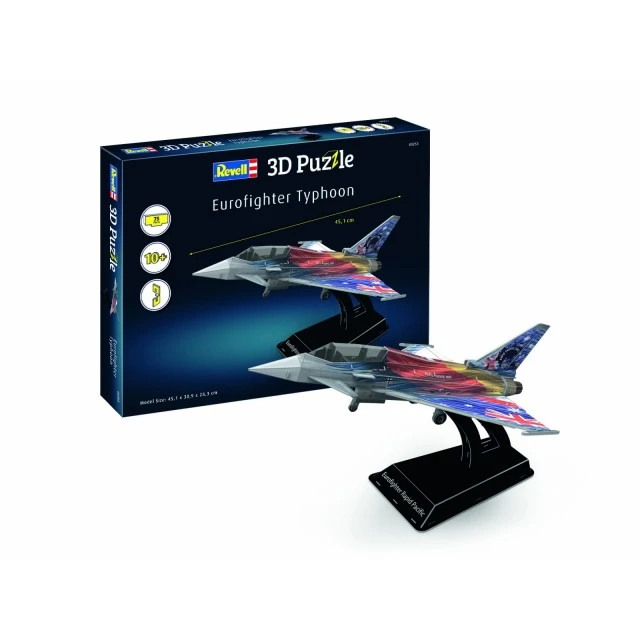 Puzzle, Revell, Eurofighter Typhoon 3D, 75 pieces