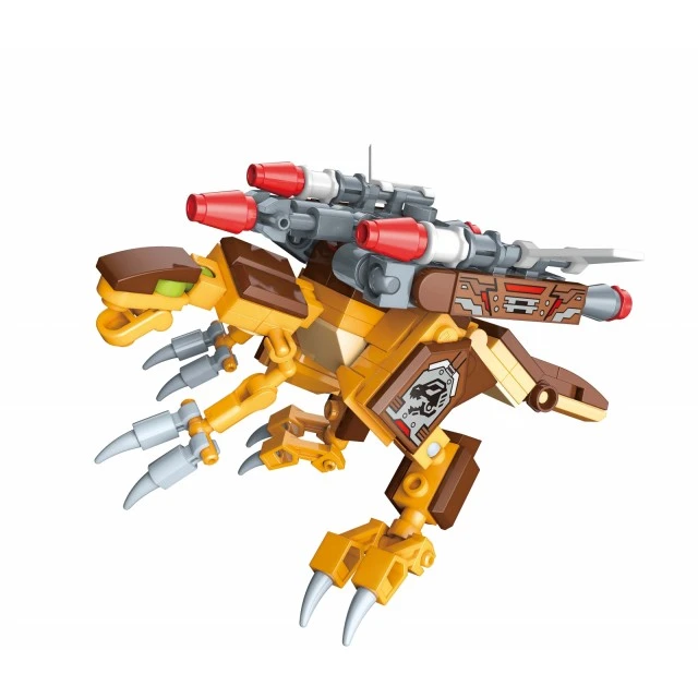 Construction set Mechanical Beasts, Cube with armoured monsters, 177 parts