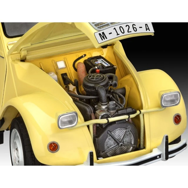 Assembly model, Revell, James Bond Citroen 2 CV Gift Set, 108 parts