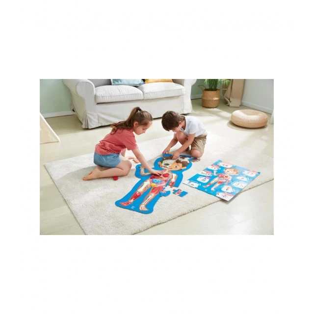 Wooden puzzle Human body, 60 pieces