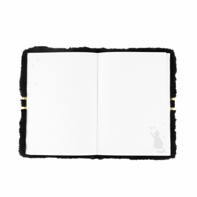 Diary with padlock, Astra, Fluffy black kitten, A5, 19 × 9 × 8 cm