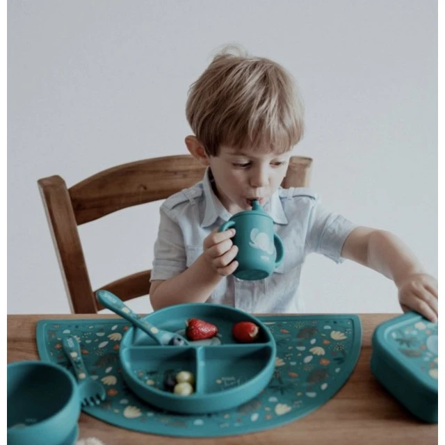 Silicone vacuum feeding plate, Sassi, Elephant