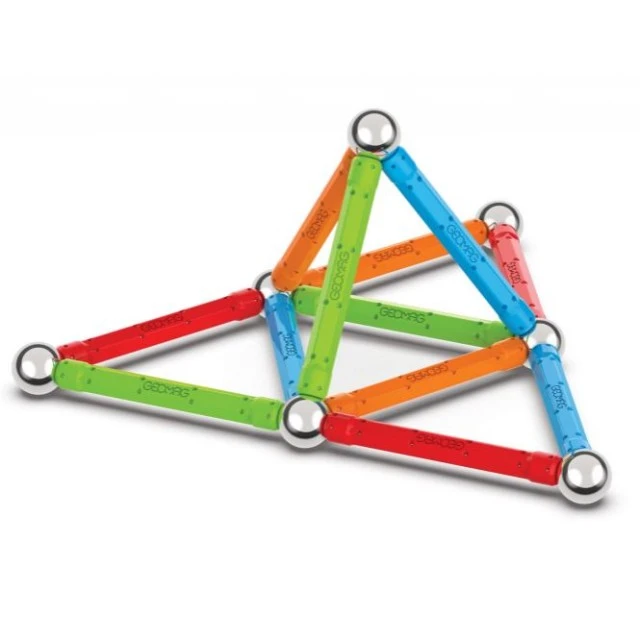 Magnetic constructor, Geomag, Supercolor, 25 pieces