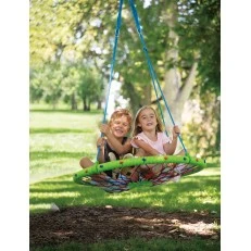 Плетена кръгла люлка - ловец за сънища